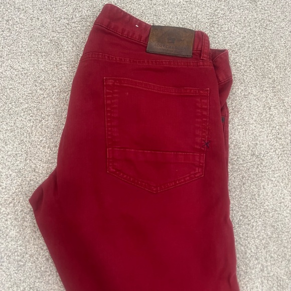 Scotch and Soda Red Denim Jeans 32/32 - Picture 2 of 4